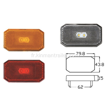 Feu de balisage à DEL à 2 diodes